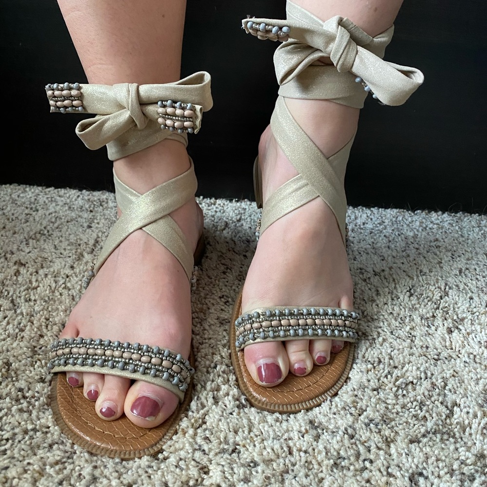Nine West Wrap-Around sandals